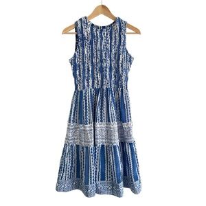 Oliphant Smocked Dress Tuckernuck Beach Resort Cruise Tiered Small